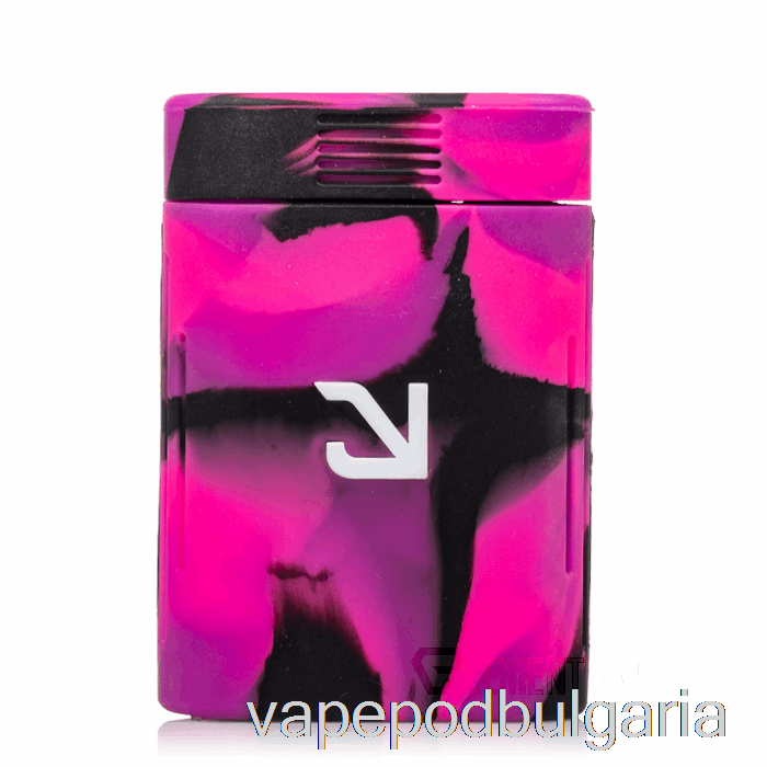 Vape 10000 Дръпки Eyce Solo Silicone Dugout Bangin (черен / розов / лилав) - Cg